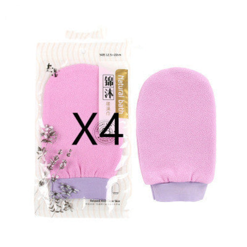 Black Rough Sand Massage Double-sided Back Rubbing Bath Towel To Rub