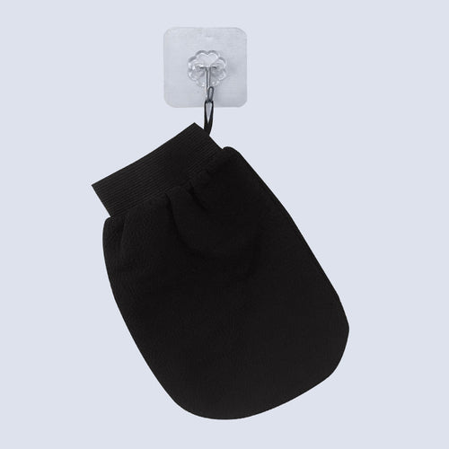 Black Rough Sand Massage Double-sided Back Rubbing Bath Towel To Rub