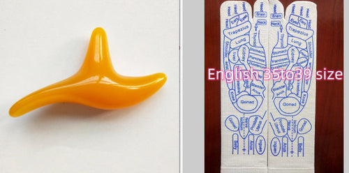 Massage Relieve Tired Feet Socks Acupressure Foot Massager Reflexology