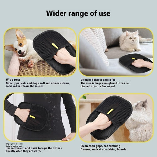 Pet Hair Remover Mitt Pet Hair Remover Gloves Deshedding Brush Glove