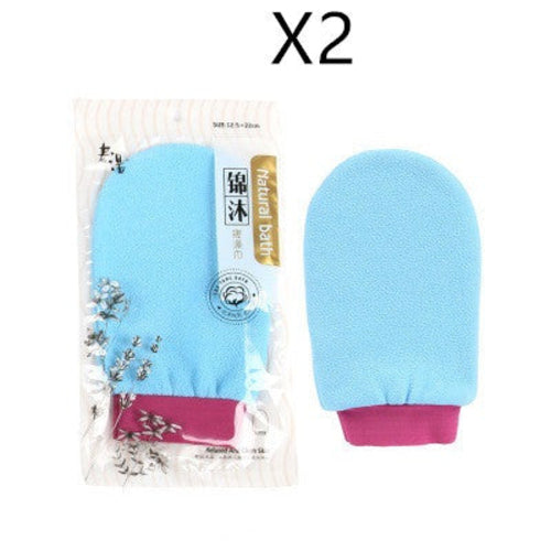 Black Rough Sand Massage Double-sided Back Rubbing Bath Towel To Rub