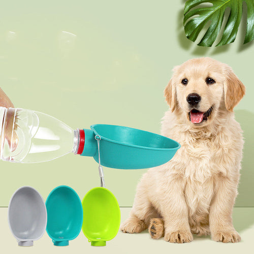 Portable Dog Drinking Bowl Outdoor Water Feeding Pet Outside Water Cup