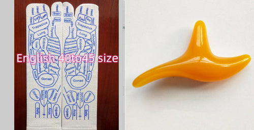 Massage Relieve Tired Feet Socks Acupressure Foot Massager Reflexology