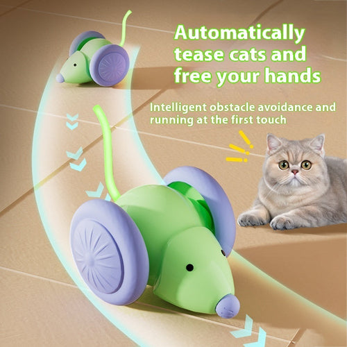 Pet Toys Interactive Cat Toy Electric Mouse Car - Automatic Teaser