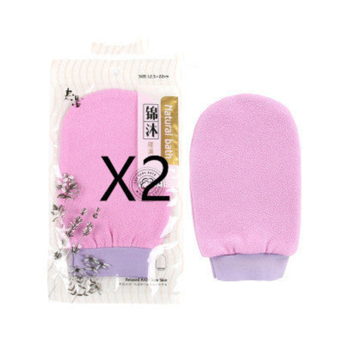 Black Rough Sand Massage Double-sided Back Rubbing Bath Towel To Rub