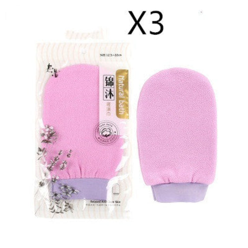 Black Rough Sand Massage Double-sided Back Rubbing Bath Towel To Rub