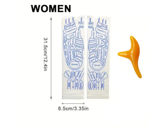 Massage Relieve Tired Feet Socks Acupressure Foot Massager Reflexology