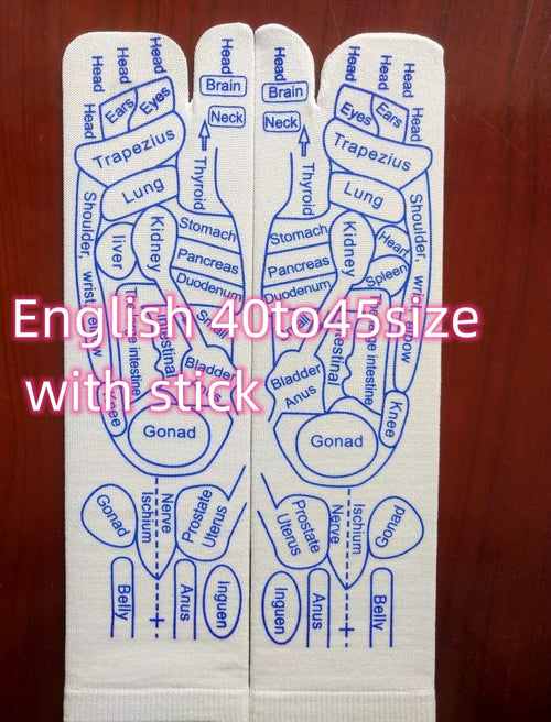 Massage Relieve Tired Feet Socks Acupressure Foot Massager Reflexology